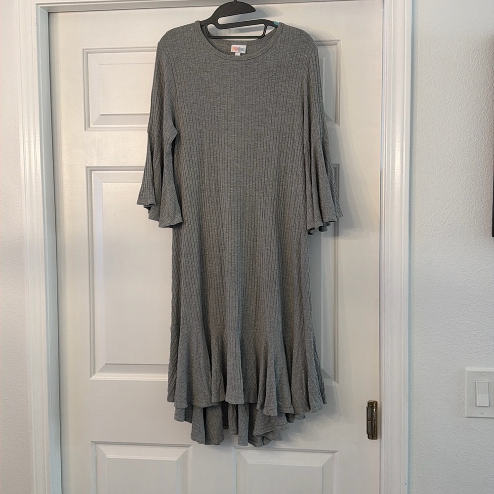LulaRoe dress grey and stretchy